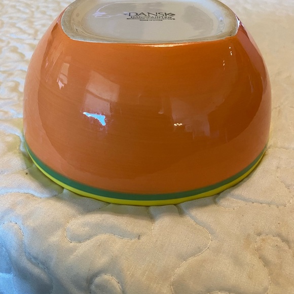 Dansk Caribe Aruba orange china 61/4 inch soup/cereal bowl [1] - Picture 7 of 7